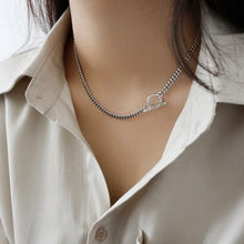 Charger l&#39;image dans la galerie, Chain Sterling 925 Silver CURB Necklace 4mm
