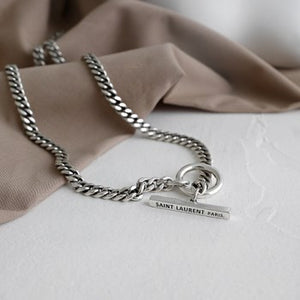 Chain Sterling 925 Silver CURB Necklace 4mm