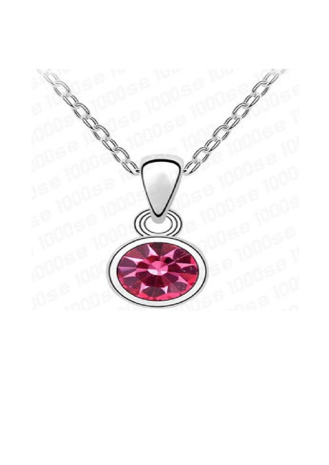 Stainless Steel Pendant Made with Crystal from SWAROVSKI®-Rose