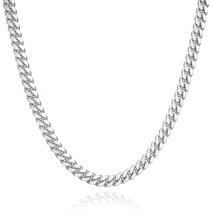 Sterling Silver 5.0 mm Miami Cuban Chain