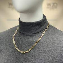 Charger l&#39;image dans la galerie, 10k Gold 6.0mm Paper Clip Chain
