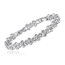 Stainless Steel Bracelet made with Crystal from SWAROVSKI®