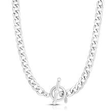 Charger l&#39;image dans la galerie, Chain Sterling 925 Silver CURB Necklace 4mm
