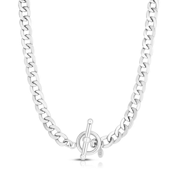 Chain Sterling 925 Silver CURB Necklace 4mm