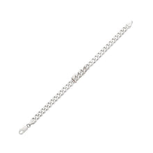 Charger l&#39;image dans la galerie, Sterling Silver 3.0 mm Flat Curb Bracelet
