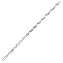 Charger l&#39;image dans la galerie, Sterling Silver 5.5 mm Flat Curb Bracelet
