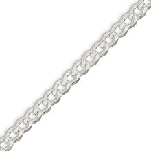 Charger l&#39;image dans la galerie, Sterling Silver 8.5 mm Flat Curb Bracelet
