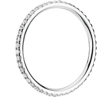 Charger l&#39;image dans la galerie, Micropavé Diamond Eternity Ring in 14k White Gold (1/4 ctw.)
