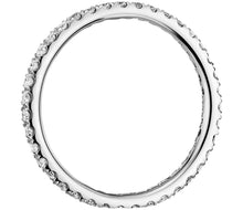 Charger l&#39;image dans la galerie, Micropavé Diamond Eternity Ring in 14k White Gold (1/4 ctw.)
