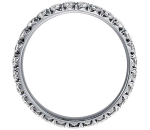 Pavé Diamond Eternity Ringin 14k White Gold (1/2 ct. tw.)