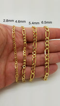 Load image into Gallery viewer, 10K Yellow Gold Figaro Bracelet 5.5 mm
