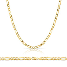 Charger l&#39;image dans la galerie, 10k Gold 3.7mm Figaro Chain
