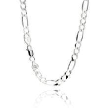 Charger l&#39;image dans la galerie, Sterling Silver 5.5 mm Figaro Chain
