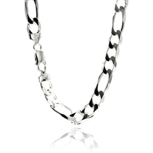 Charger l&#39;image dans la galerie, Sterling Silver 9 mm Figaro Chain
