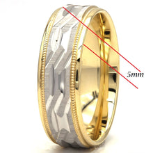 Load image into Gallery viewer, Gold wedding Bands Comfort-Fit
