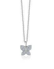 Load image into Gallery viewer, BUTTERFLY DIAMOND NECKLACE 14K Gold 0.18 ctw.
