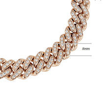 Load image into Gallery viewer, CUBAN LINK DIAMOND BRACELET DIAMOND 14K 8MM (1.50 Ctw)
