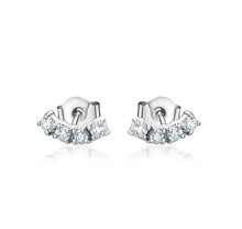 Load image into Gallery viewer, STEPS DIAMOND EARRINGS(0.20CTW)  14K Gold
