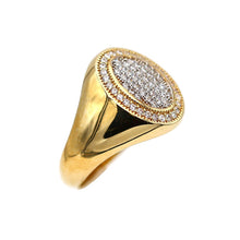 Load image into Gallery viewer, Men&#39;s Rings in Yellow 10K Gold (micro pavé)
