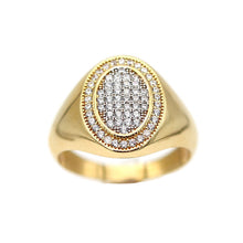 Load image into Gallery viewer, Men&#39;s Rings in Yellow 10K Gold (micro pavé)
