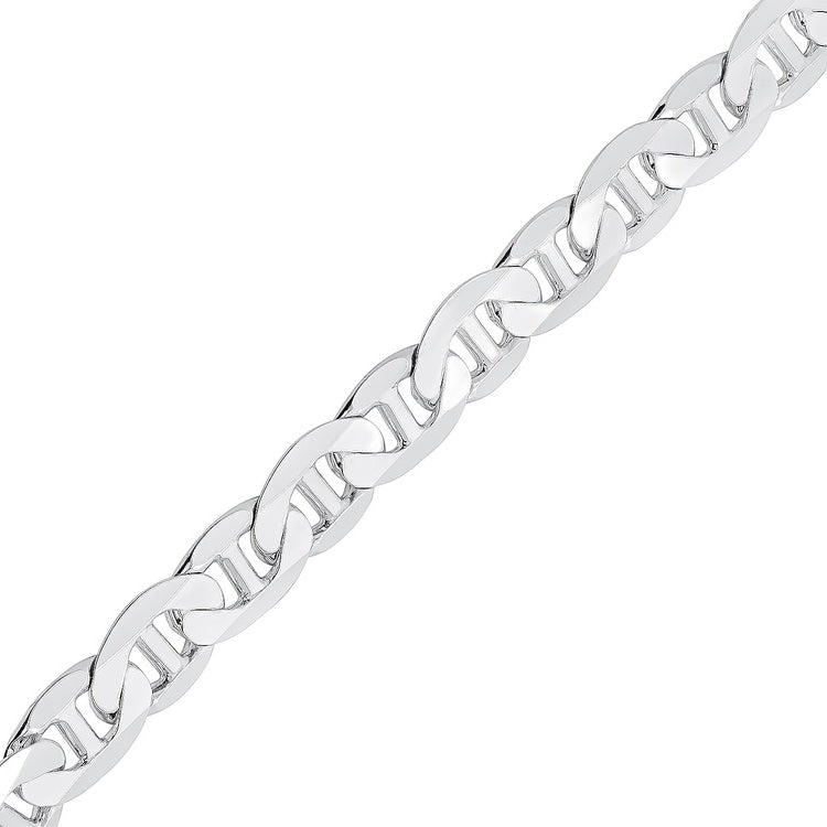 Sterling Silver 9 mm Mariner Bracelet