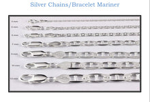 Charger l&#39;image dans la galerie, Sterling Silver 9 mm Mariner Bracelet
