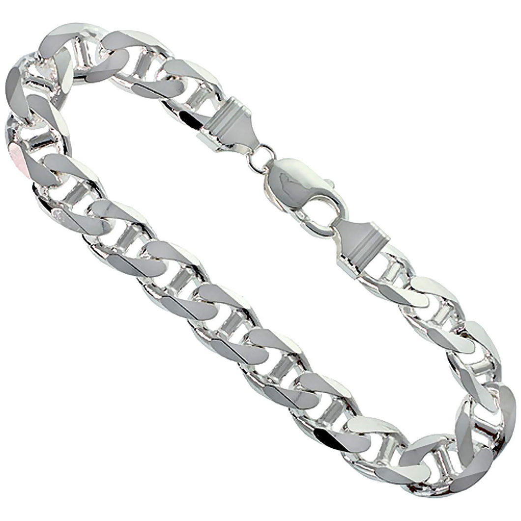 Sterling Silver 10 mm Mariner Chain