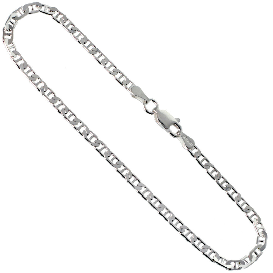 Sterling Silver 3 mm Mariner Chain