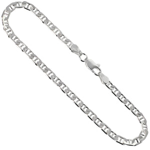 Sterling Silver 4 mm Mariner Chain