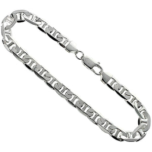 Sterling Silver 7 mm Mariner Chain