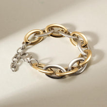 Charger l&#39;image dans la galerie, Two Tone Oval Link Bracelet
