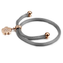 Charger l&#39;image dans la galerie, Fancy Stainless steel CLOVER LEAF Bracelet
