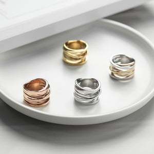 RING GOLD INTERTWINED STATEMENT