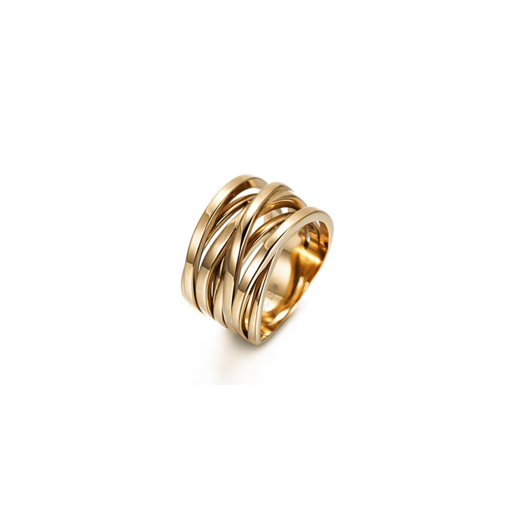 RING GOLD INTERTWINED STATEMENT