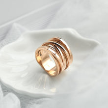 Charger l&#39;image dans la galerie, RING ROSE INTERTWINED STATEMENT
