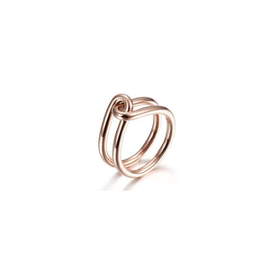 ROSE GOLD LOVE KNOT RING