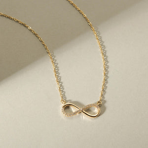 INFINITY CZ NECKLACE