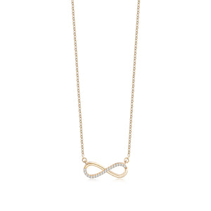 INFINITY CZ NECKLACE