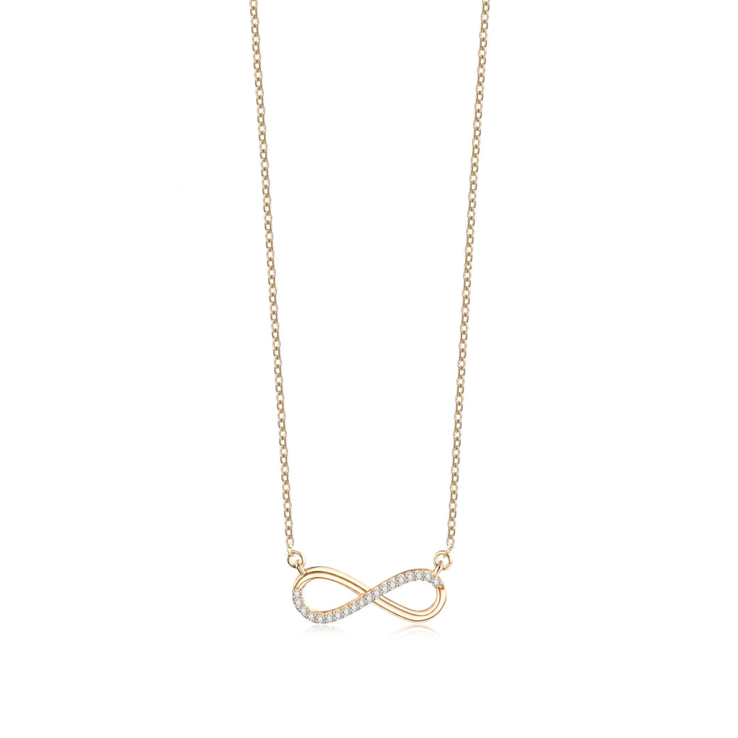 INFINITY CZ NECKLACE