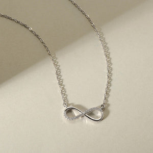 INFINITY CZ NECKLACE