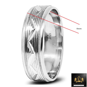 Gold wedding Bands Comfort-Fit