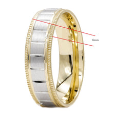 Charger l&#39;image dans la galerie, Gold wedding Bands Comfort-Fit
