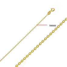 Charger l&#39;image dans la galerie, 10k Gold 1.0mm Rolo Chain
