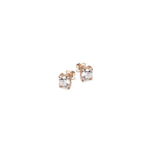 Charger l&#39;image dans la galerie, BASKET-SET ROUND CZ STUD EARRINGS
