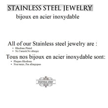 Charger l&#39;image dans la galerie, Stainless Steel Pendant Made with Crystal from SWAROVSKI®-Rose
