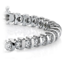 Load image into Gallery viewer, Diamond Bracelet Bar In White Gold (2.0 Ctw)
