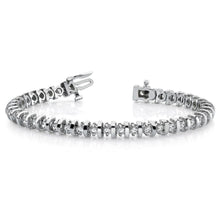 Load image into Gallery viewer, Diamond Bracelet Bar In White Gold (2.0 Ctw)
