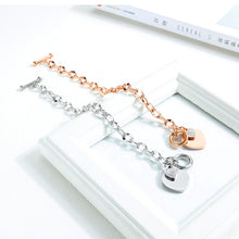 Charger l&#39;image dans la galerie, Fancy Stainless steel HEART Bracelet
