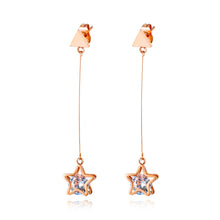 Charger l&#39;image dans la galerie, Fancy stainless steel STAR Earrings
