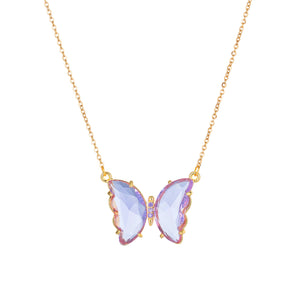 BUTTERFLY CZ NECKLACE